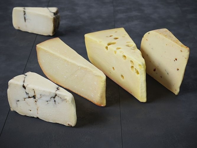 Cheese 1 Mixed    3D model 5