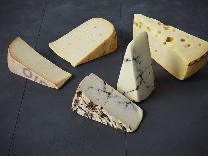 Cheese 1 Mixed    3D model 4