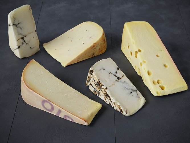 Cheese 1 Mixed    3D model 3