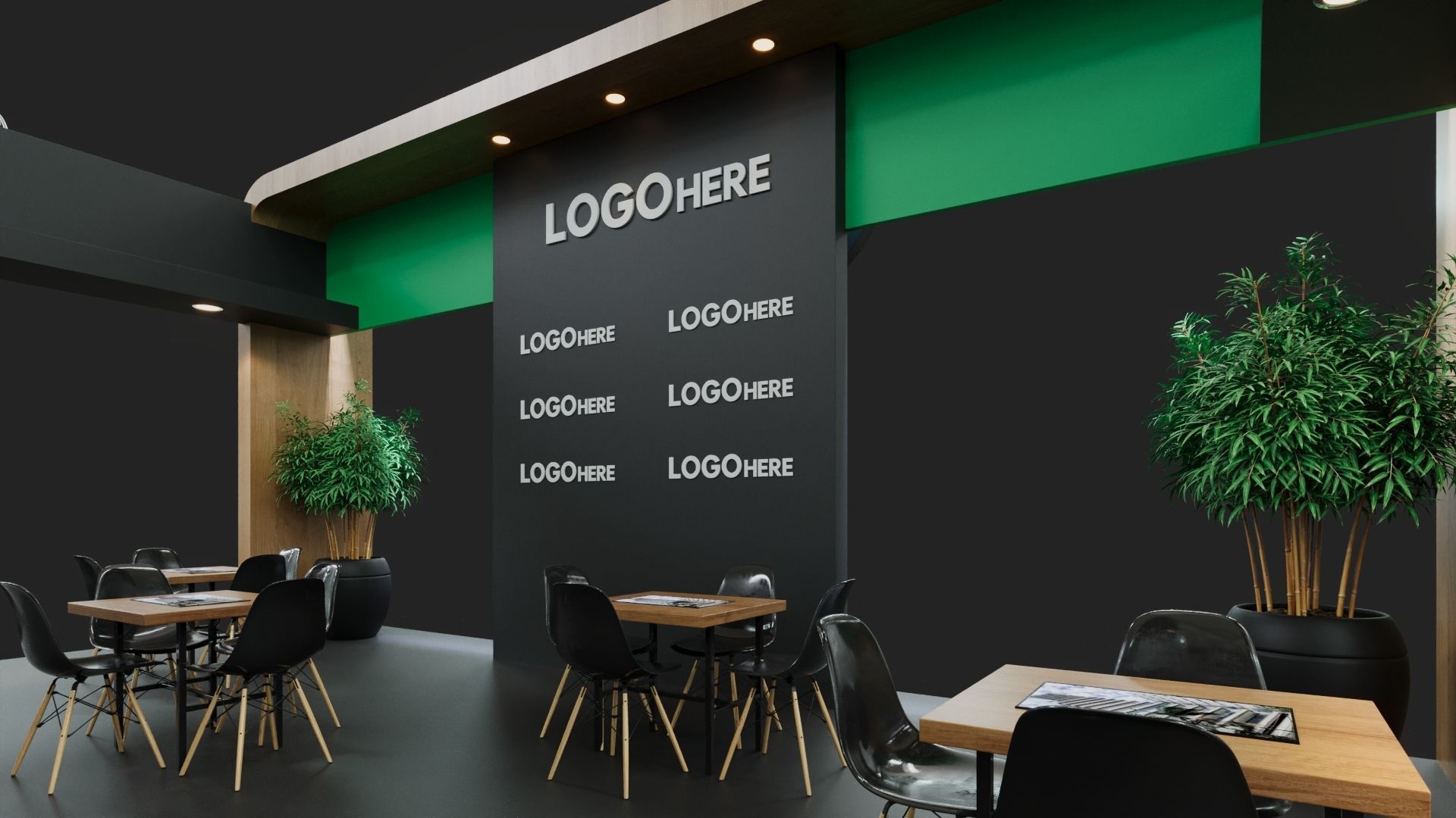 Exhibition Stand - 8m x 9m 3D model 3D model_10