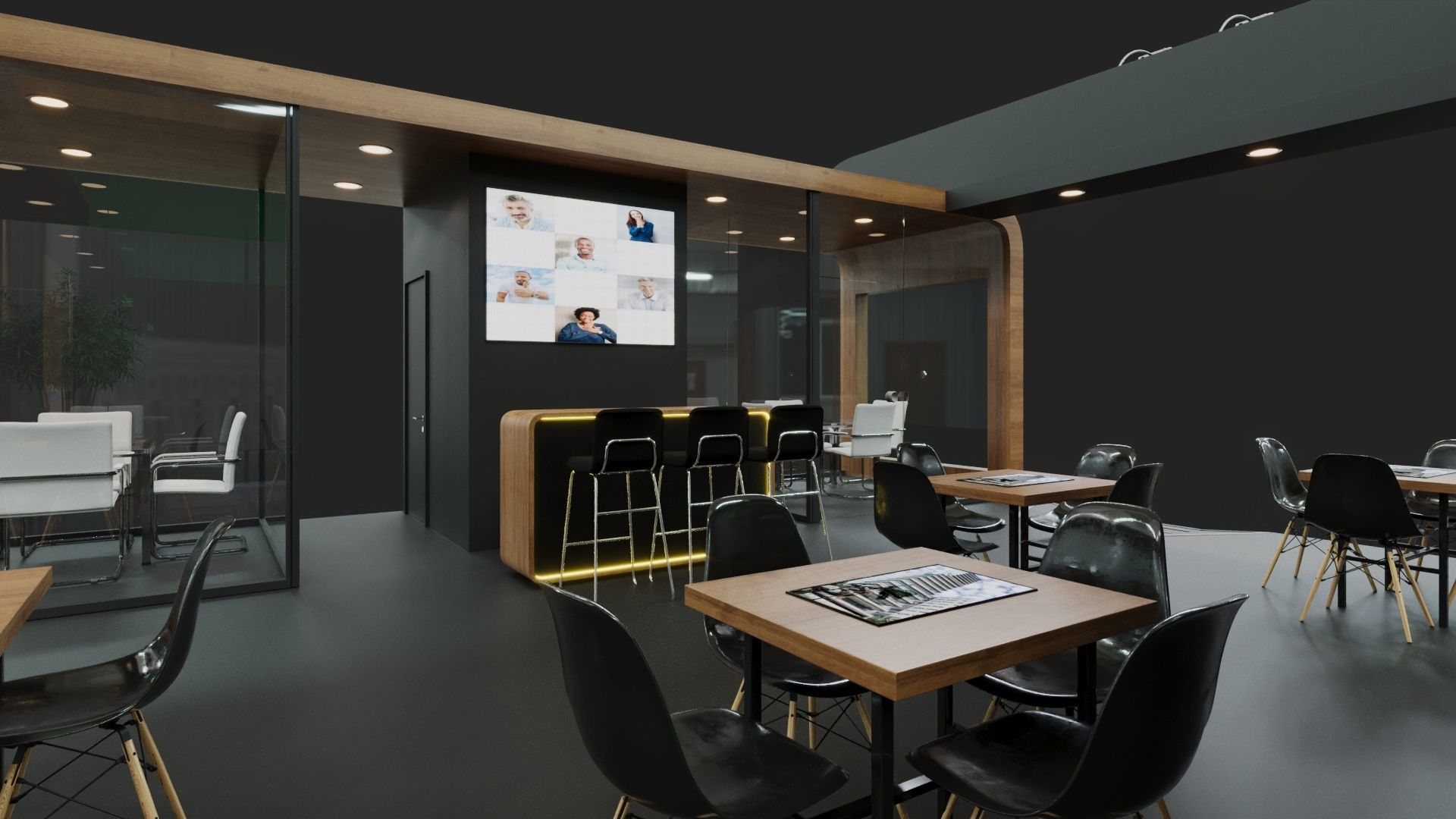 Exhibition Stand - 8m x 9m 3D model 3D model_8