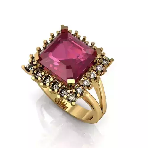 ruby daimond ring