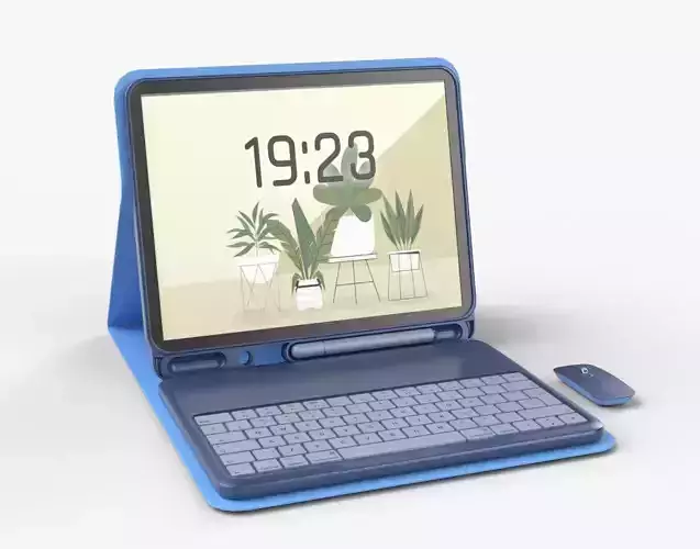 Modern Pc Tablet Set Pen Mouse Mornward Blue Version