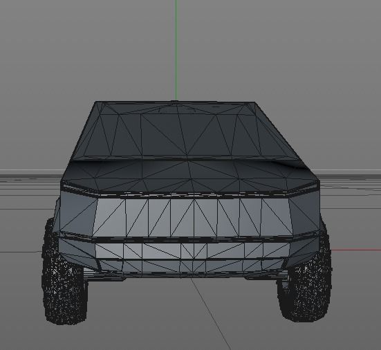 Tesla CyberTruck 3D model_12