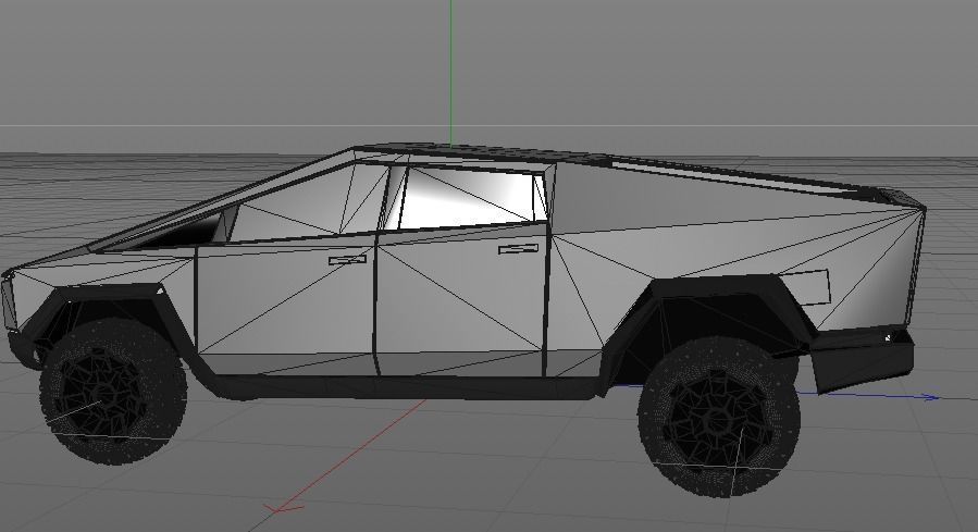Tesla CyberTruck 3D model_20