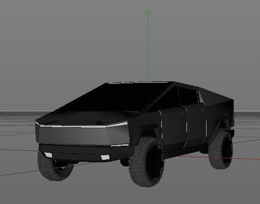 Tesla CyberTruck 3D model_10