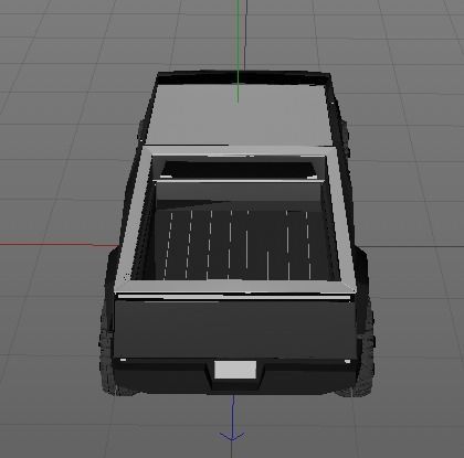 Tesla CyberTruck 3D model_9