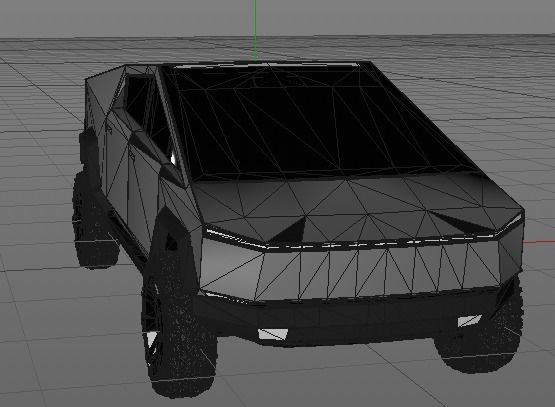 Tesla CyberTruck 3D model_23