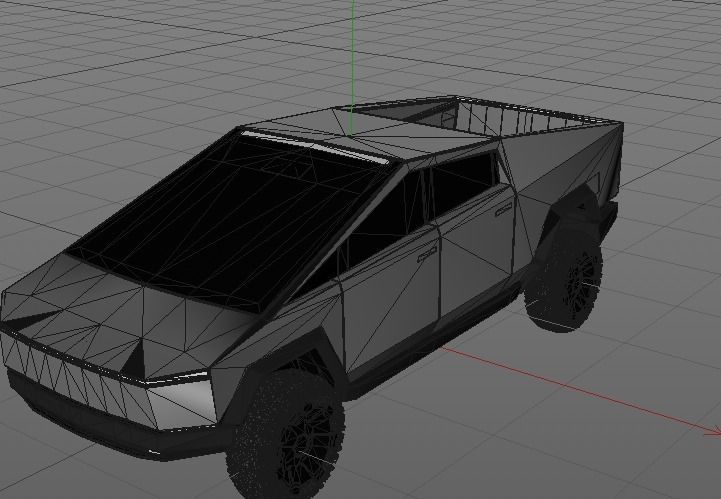 Tesla CyberTruck 3D model_26
