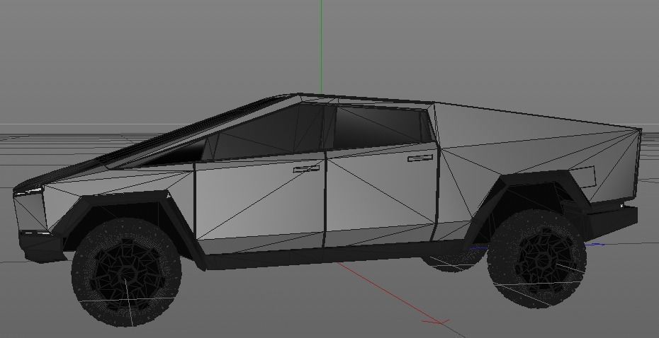 Tesla CyberTruck 3D model_19