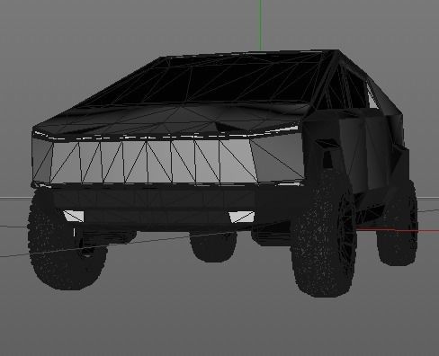 Tesla CyberTruck 3D model_25