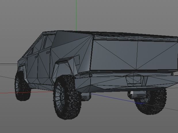 Tesla CyberTruck 3D model_15