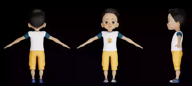 JOSEPH BOY CHARACTER 3D MODEL