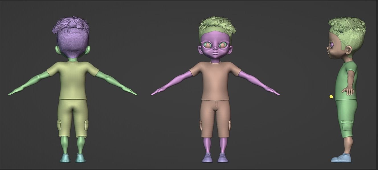JOSEPH BOY CHARACTER 3D MODEL 3D model_3