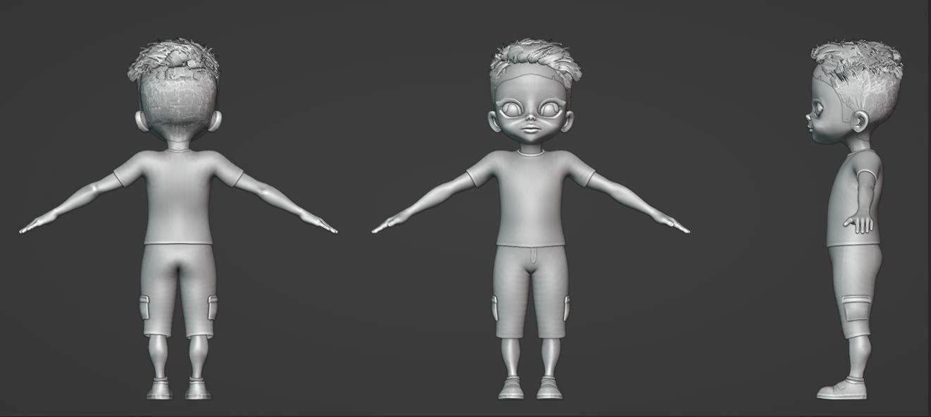 JOSEPH BOY CHARACTER 3D MODEL 3D model_4