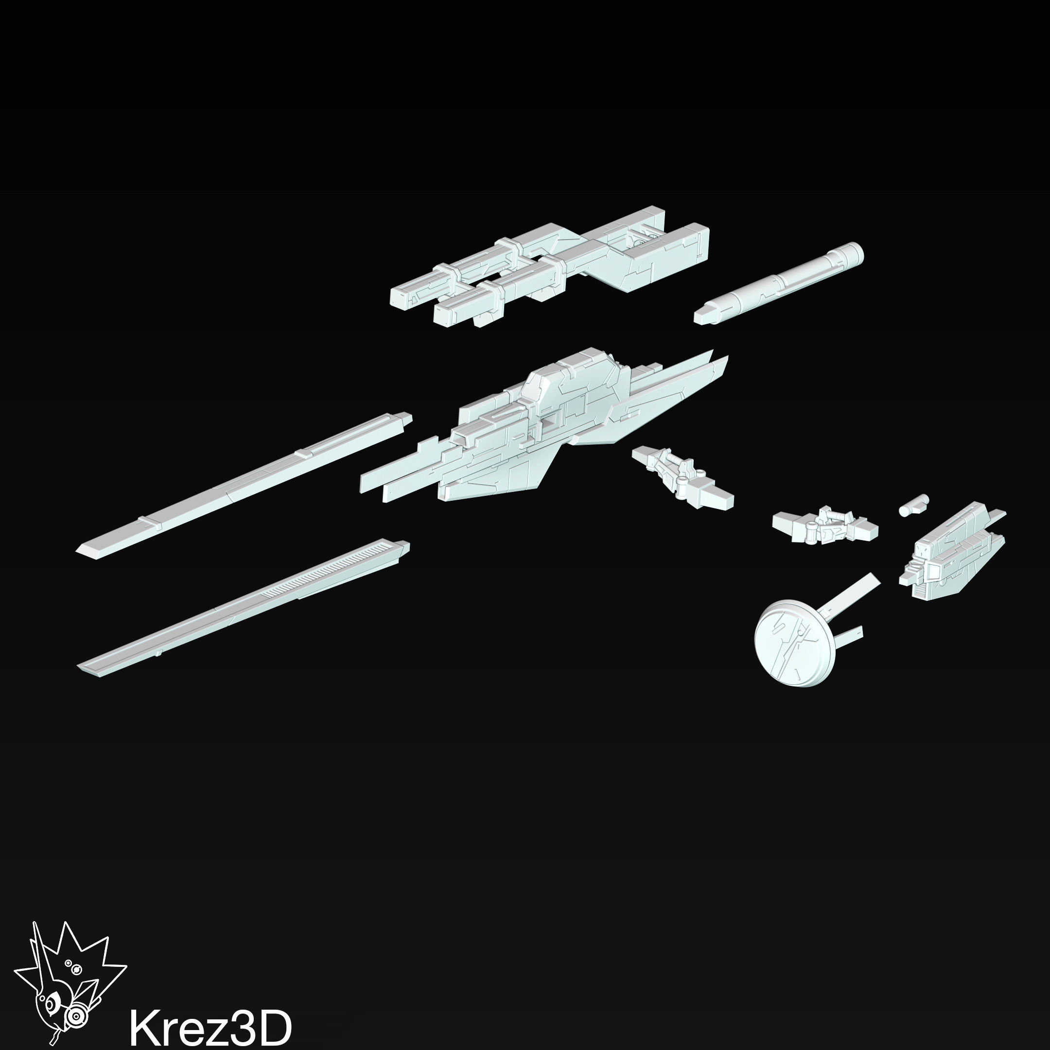 Metal Gear Rex 3D print model_28