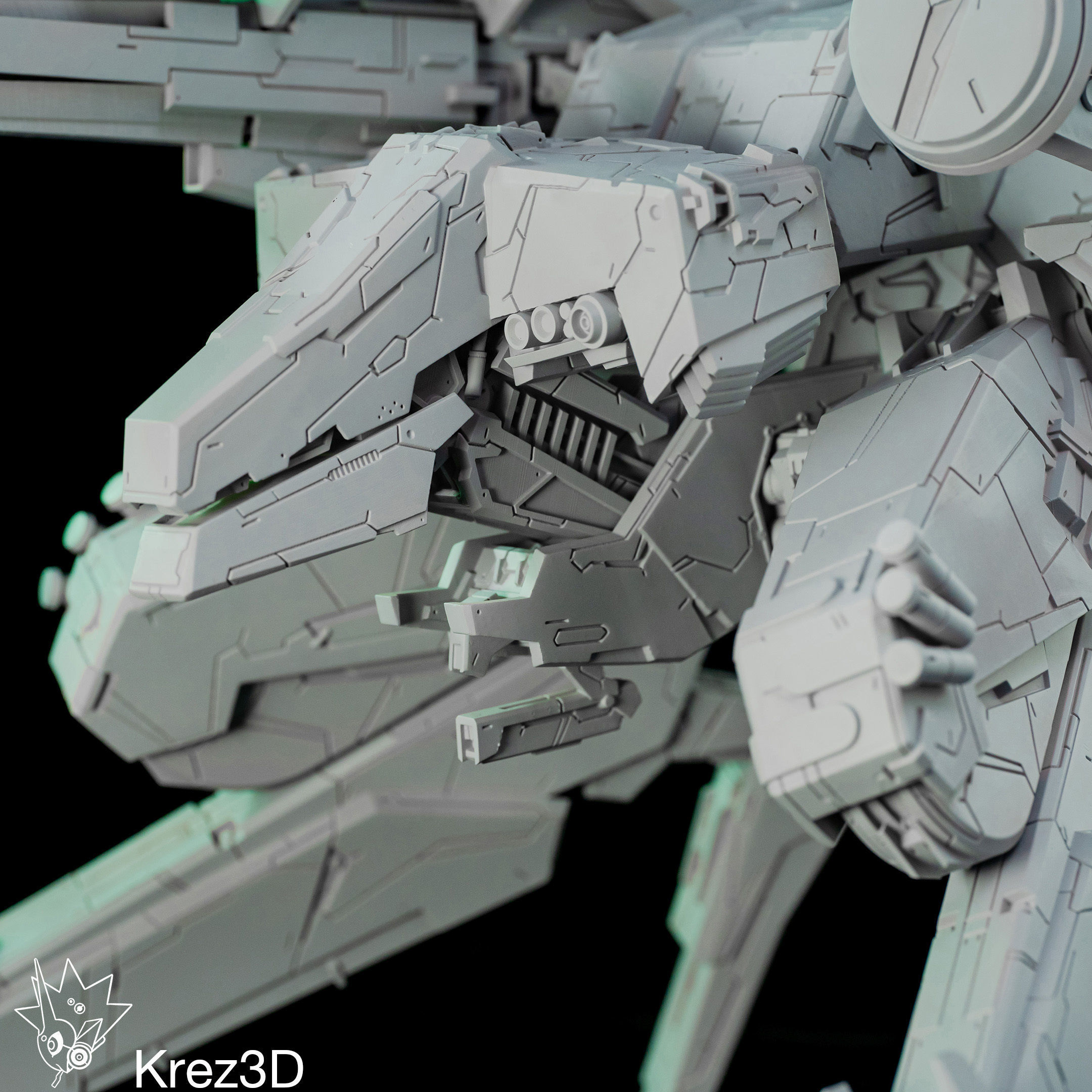 Metal Gear Rex 3D print model_2