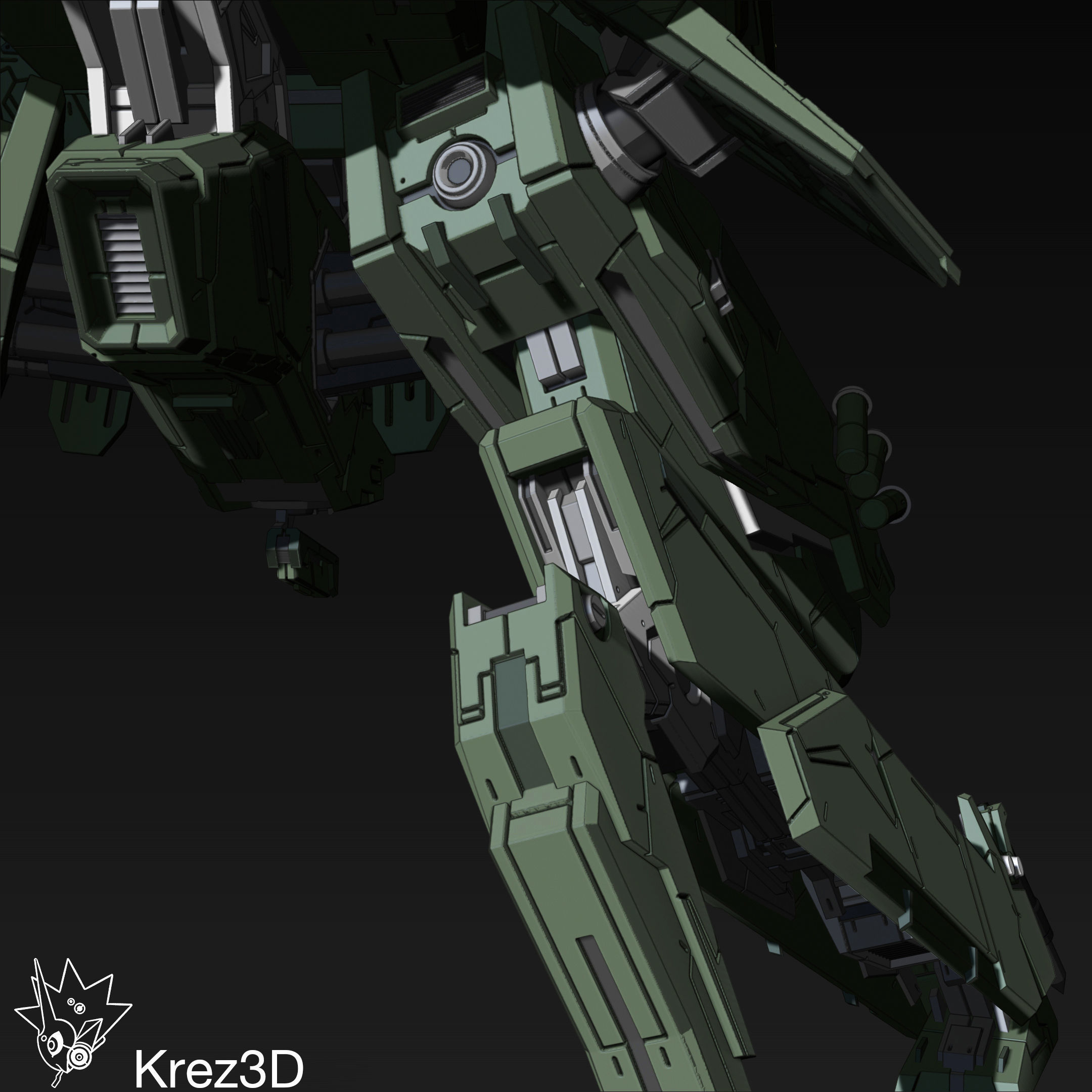 Metal Gear Rex 3D print model_17