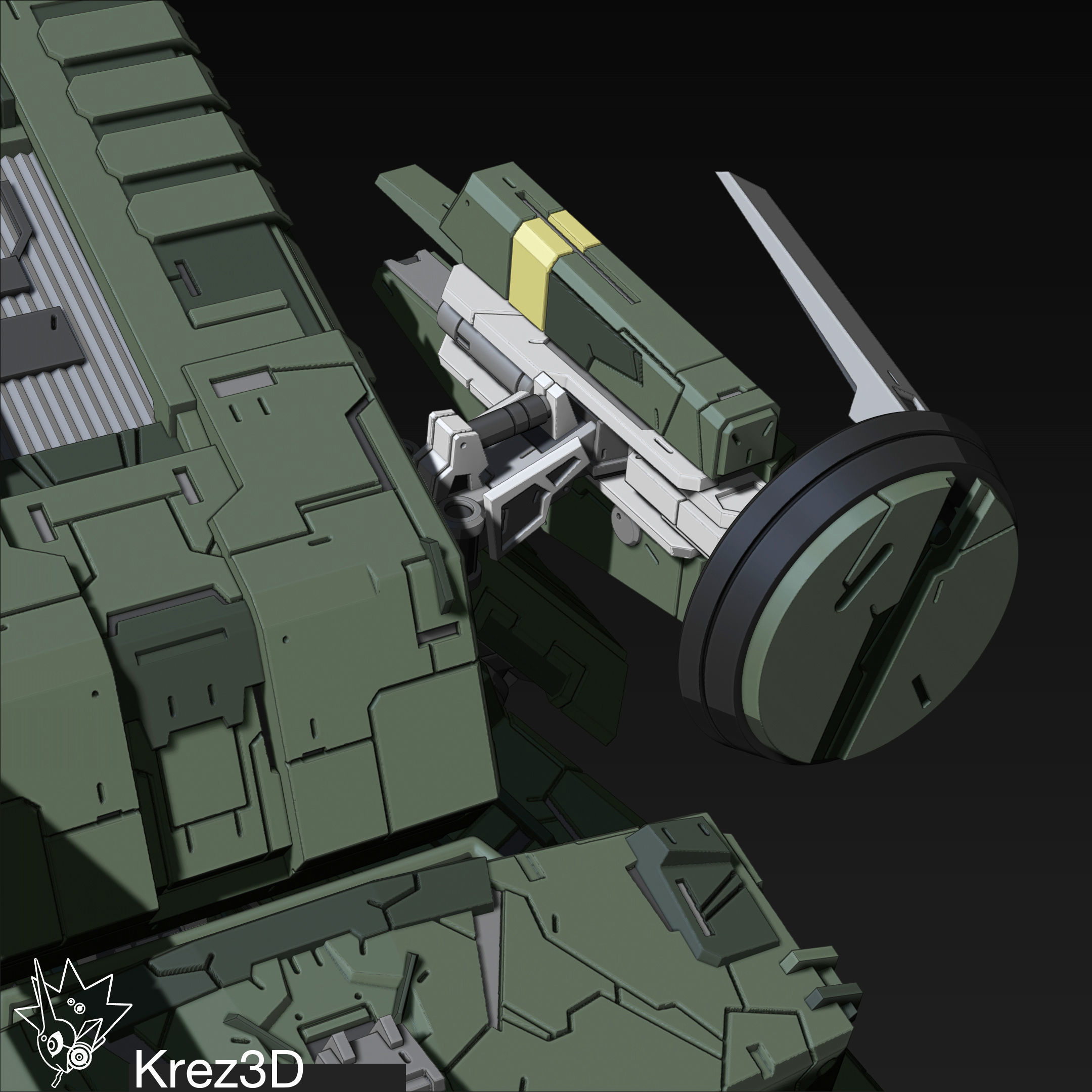 Metal Gear Rex 3D print model_12