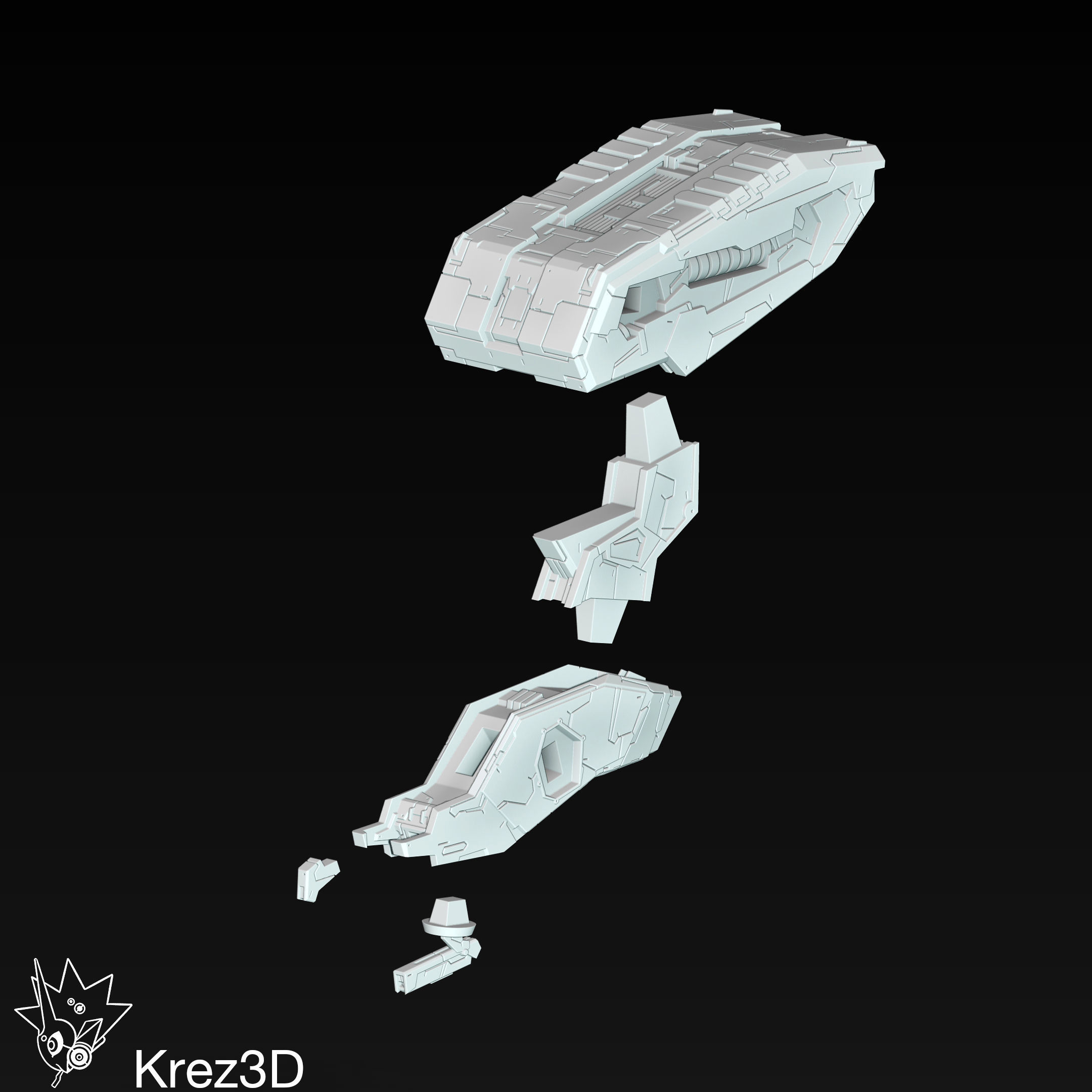 Metal Gear Rex 3D print model_27