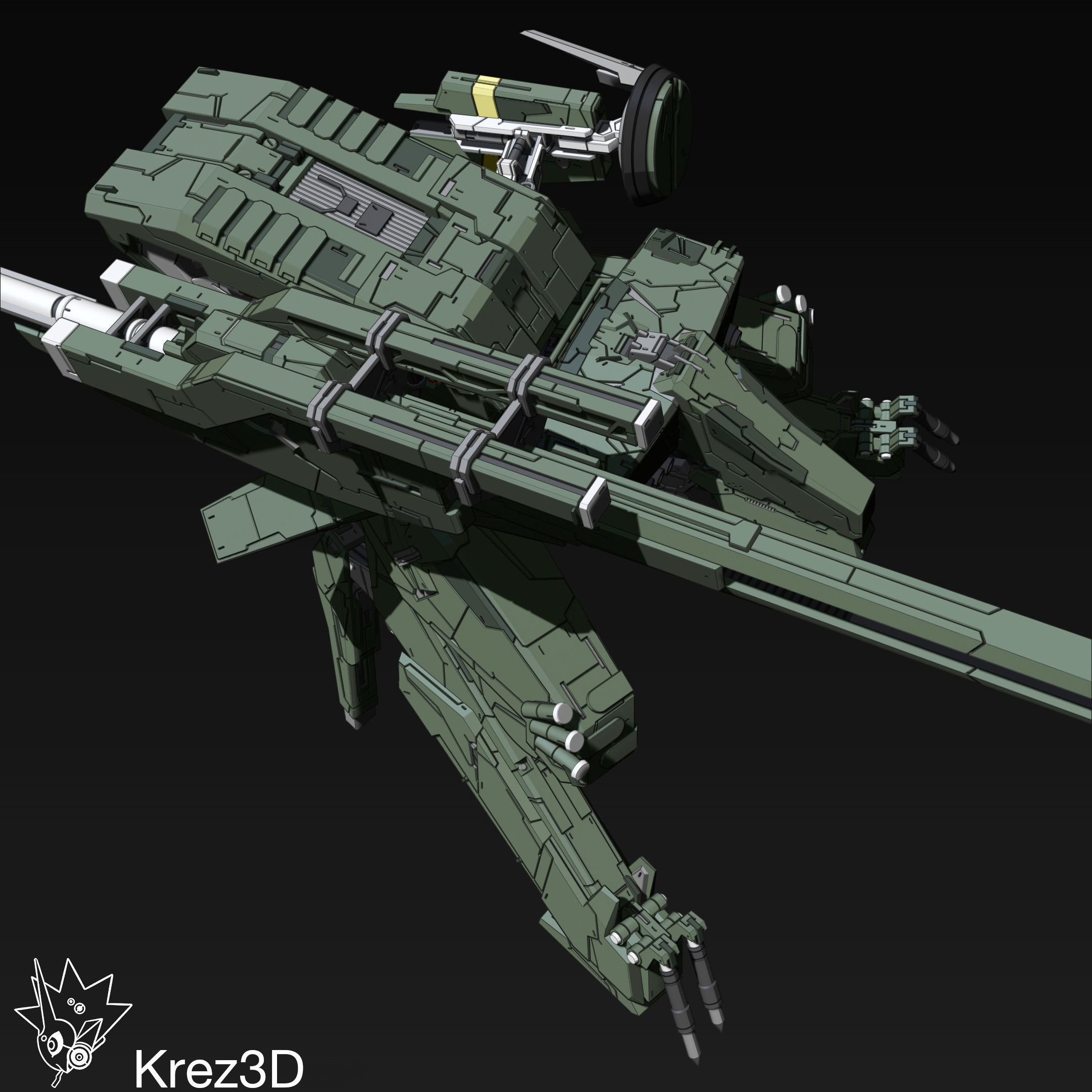 Metal Gear Rex 3D print model_16