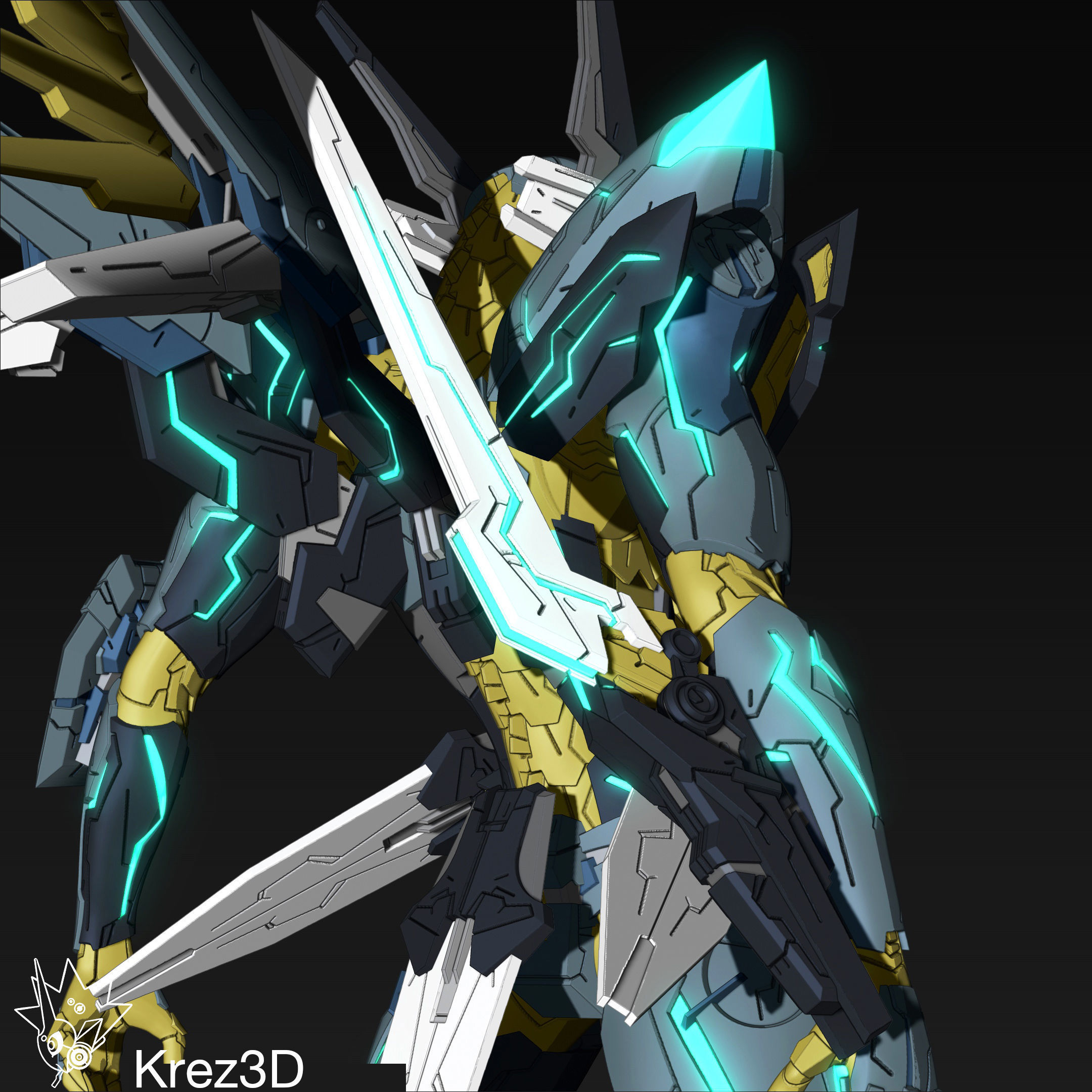 Jehuty 3D print model_21