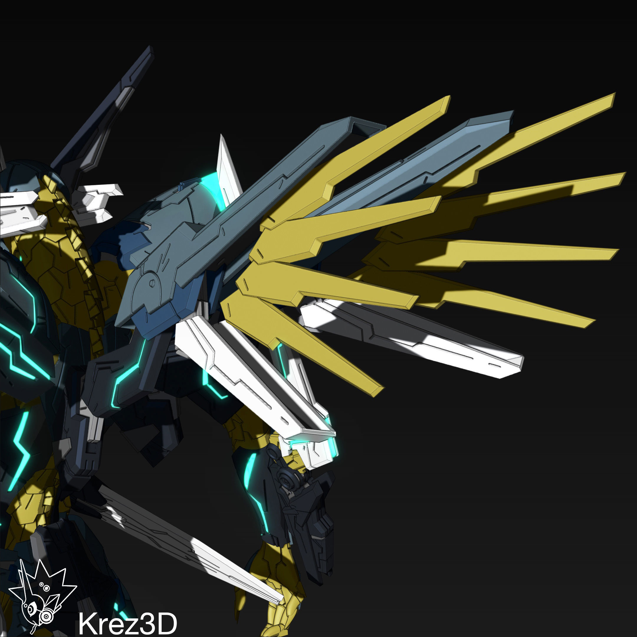 Jehuty 3D print model_16