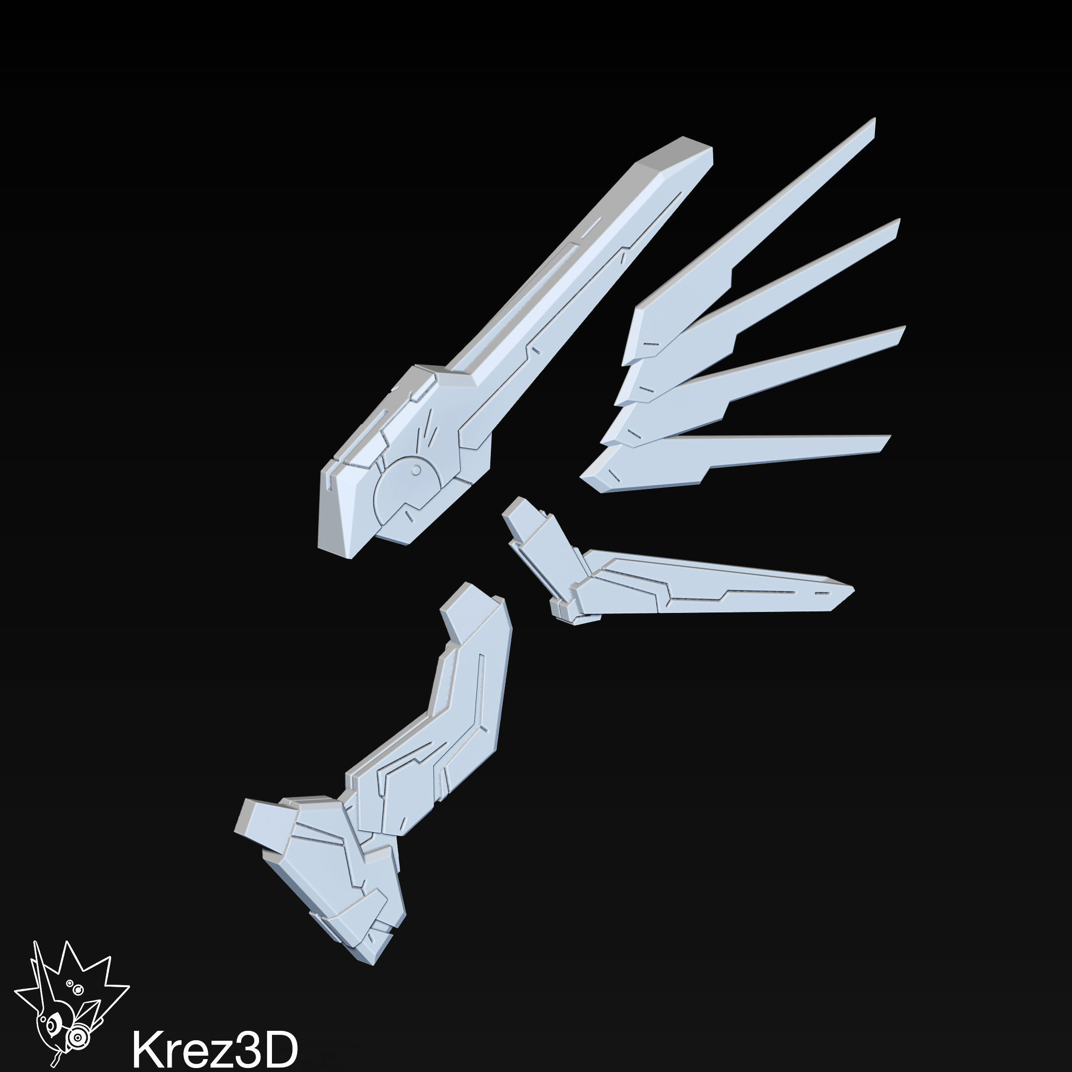 Jehuty 3D print model_26