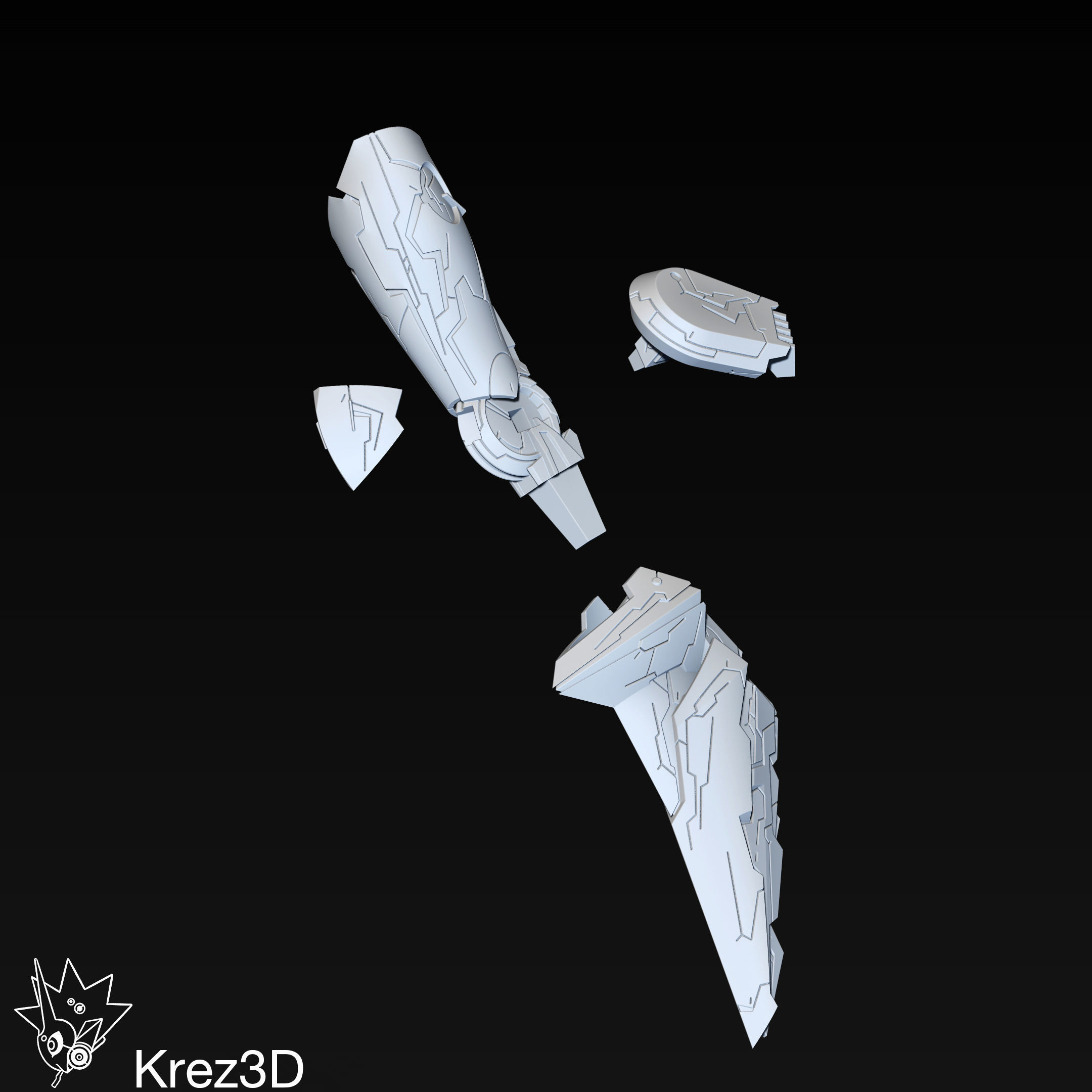 Jehuty 3D print model_25