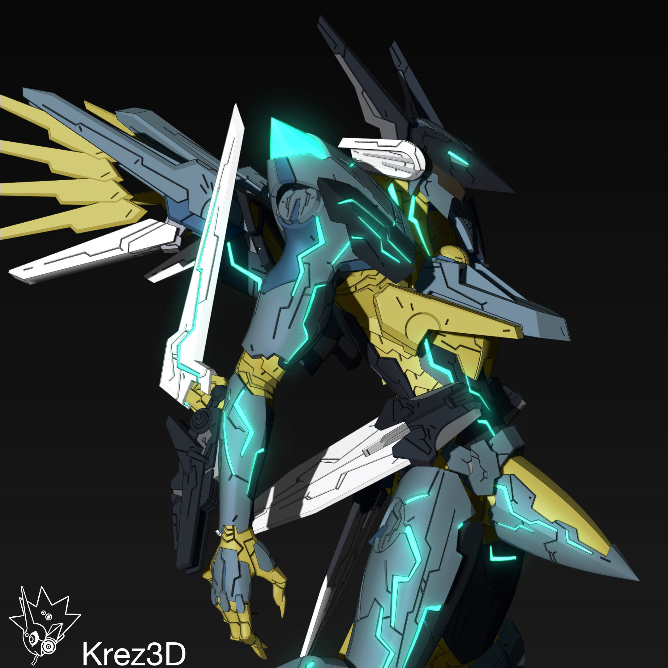 Jehuty 3D print model_5