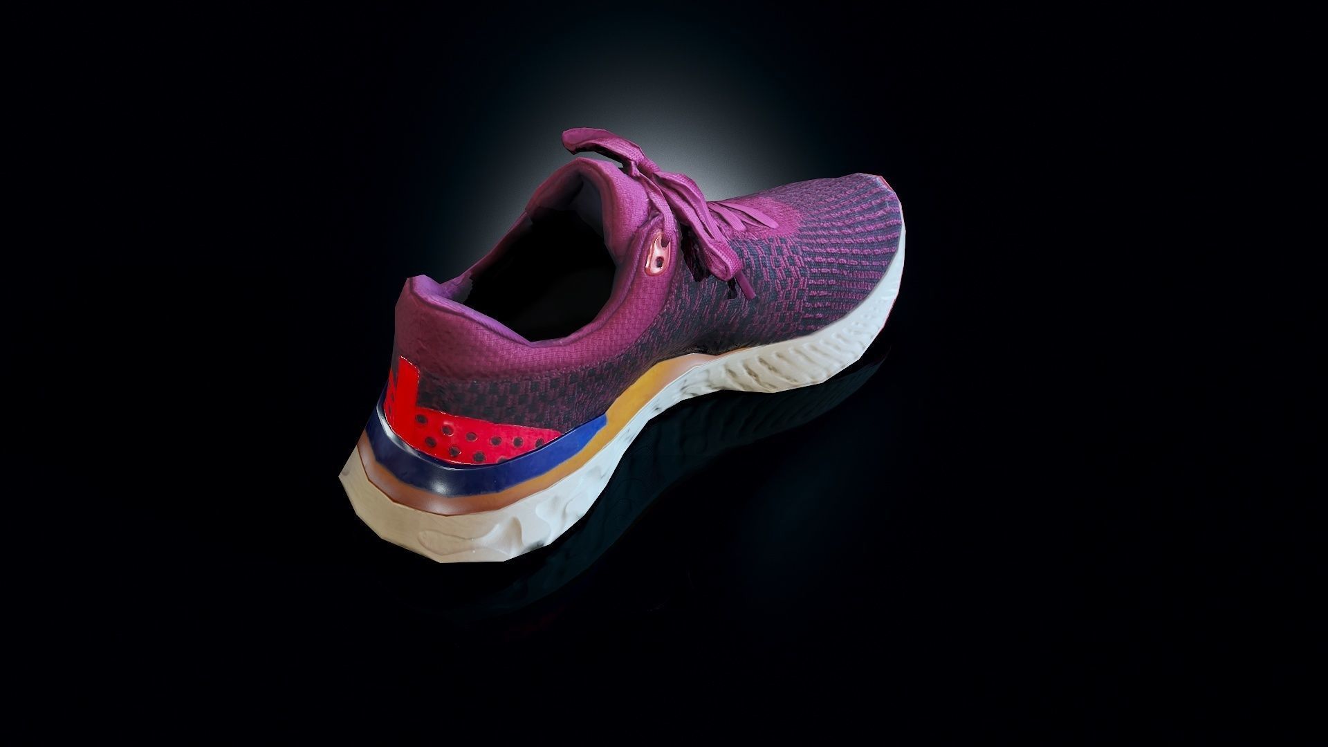 Sport Shoes Low-poly 3D model_8
