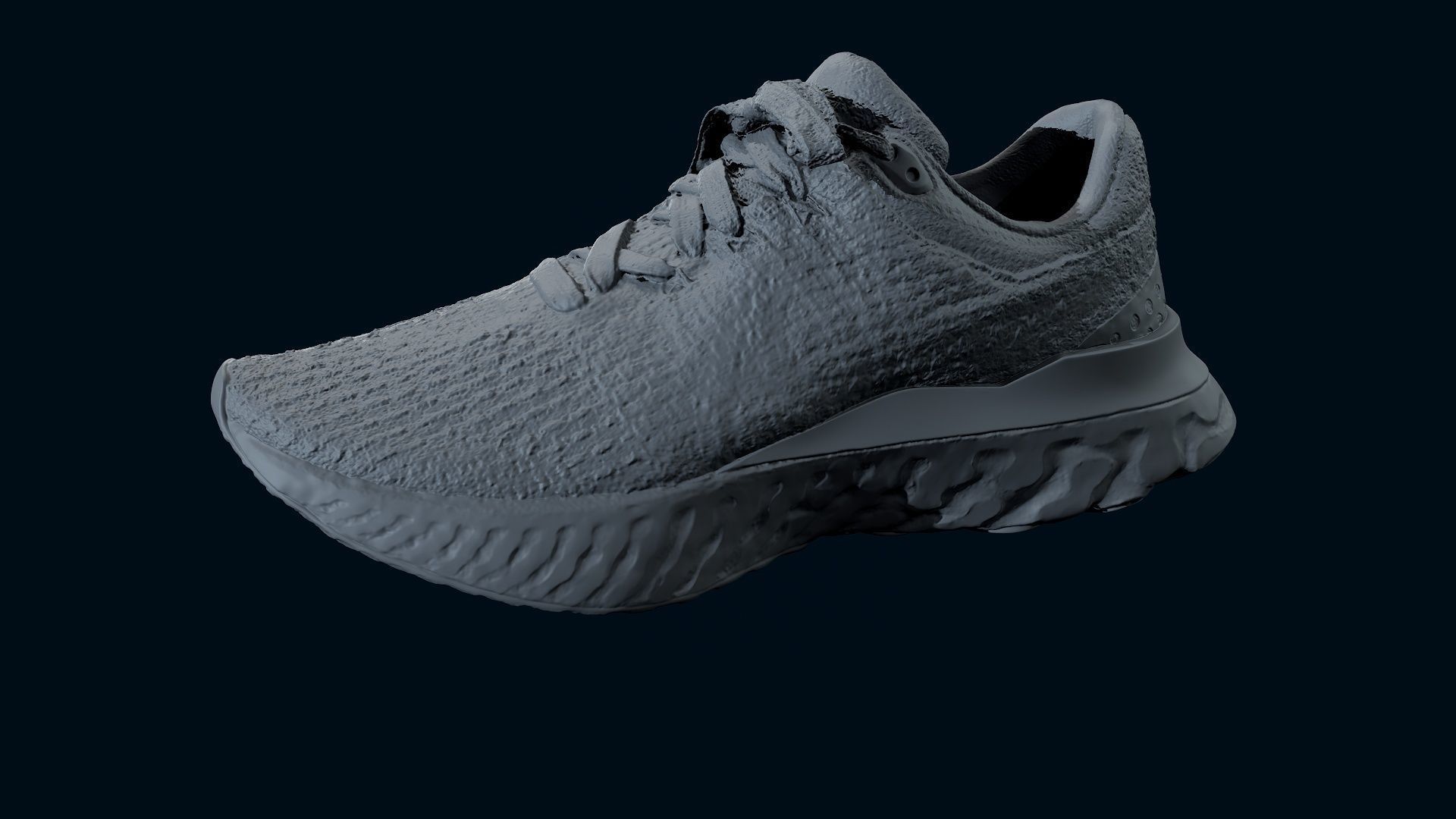 Sport Shoes Low-poly 3D model_4