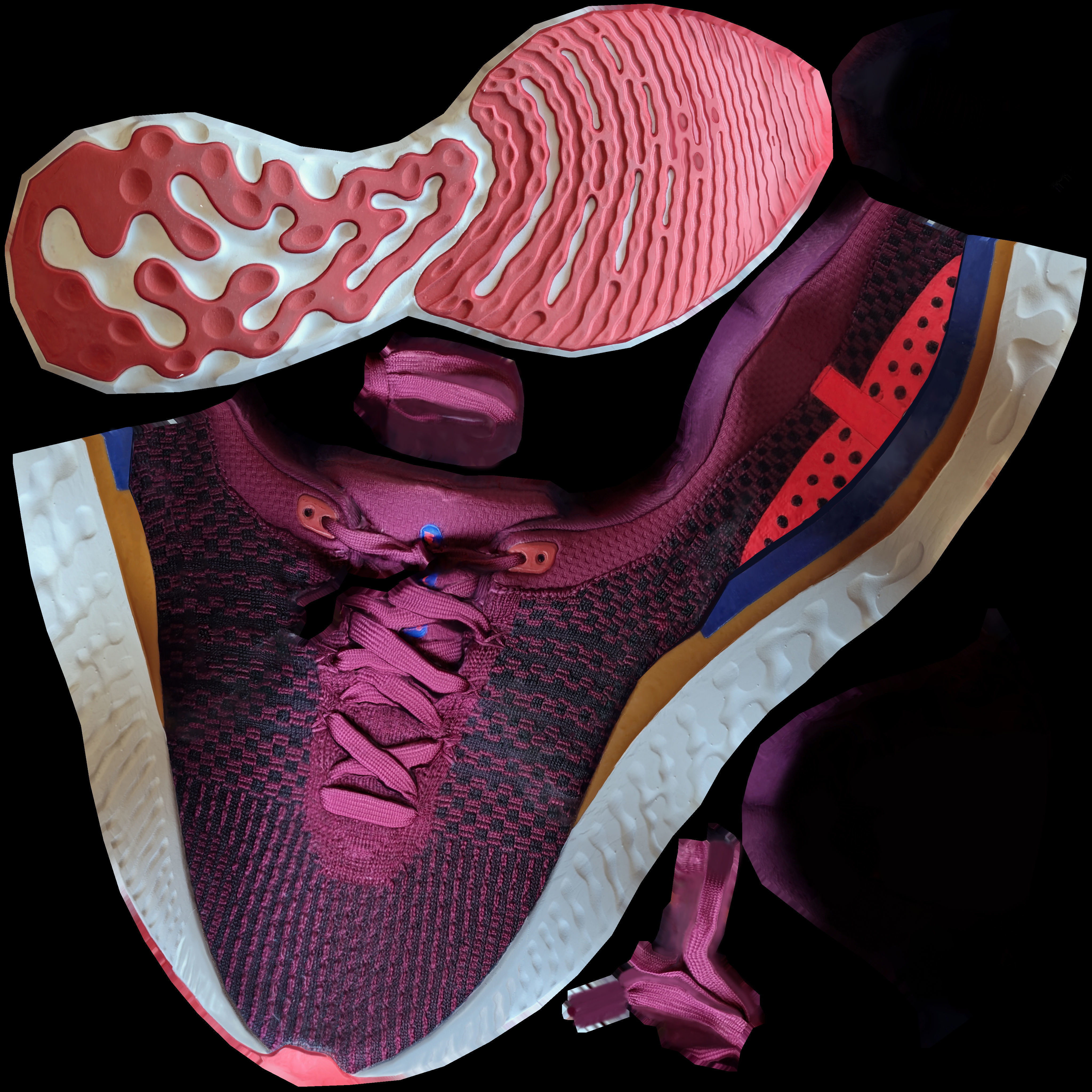 Sport Shoes Low-poly 3D model_13