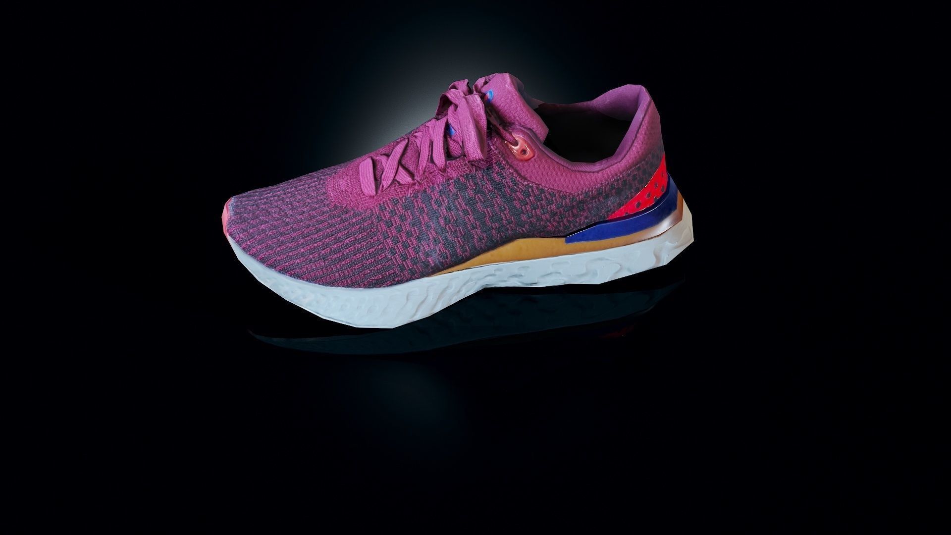 Sport Shoes Low-poly 3D model_6