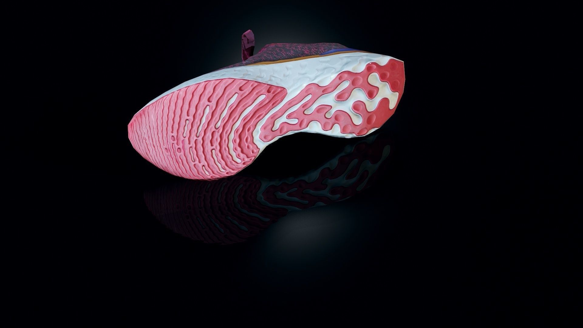 Sport Shoes Low-poly 3D model_9