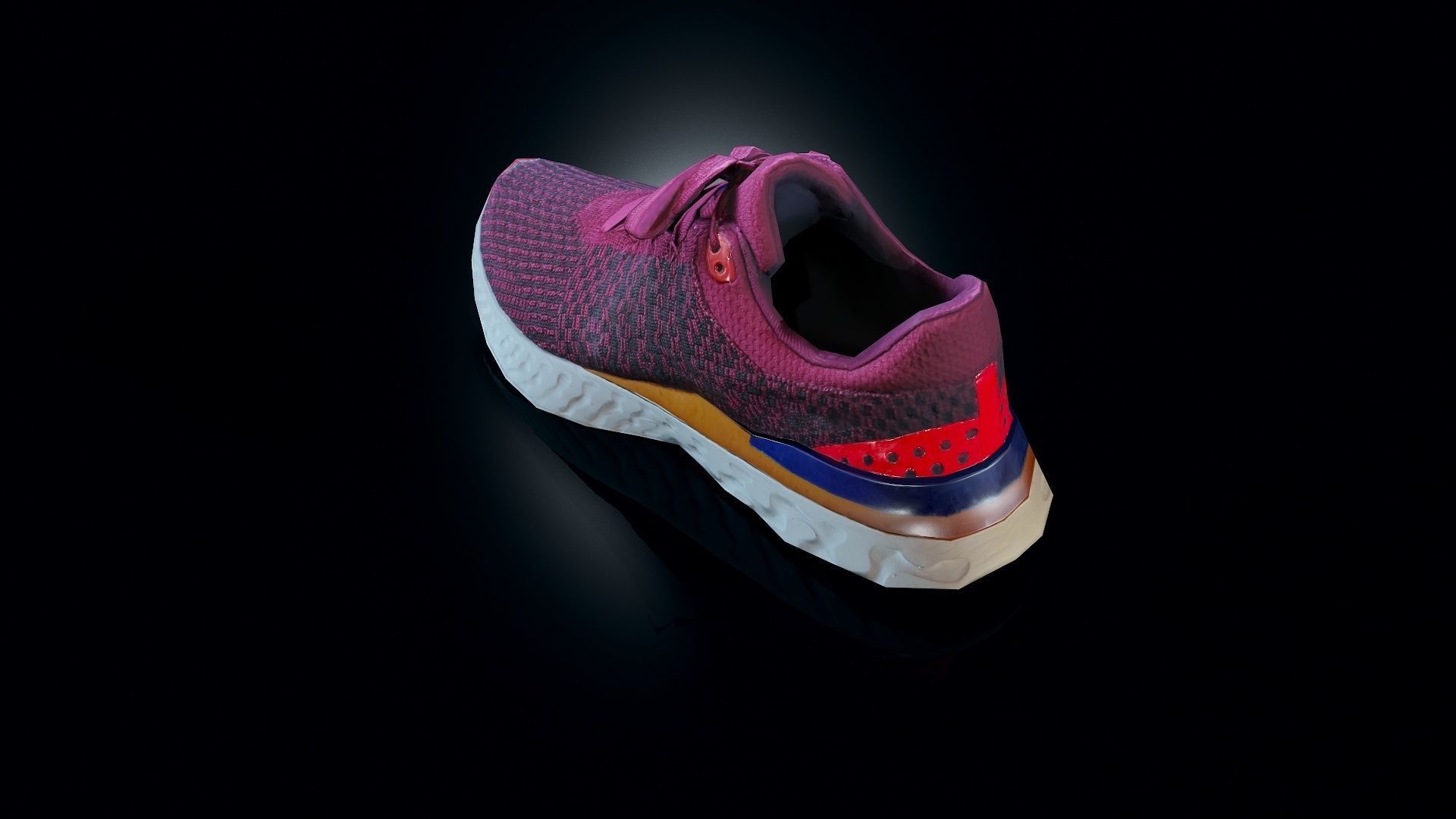 Sport Shoes Low-poly 3D model_7