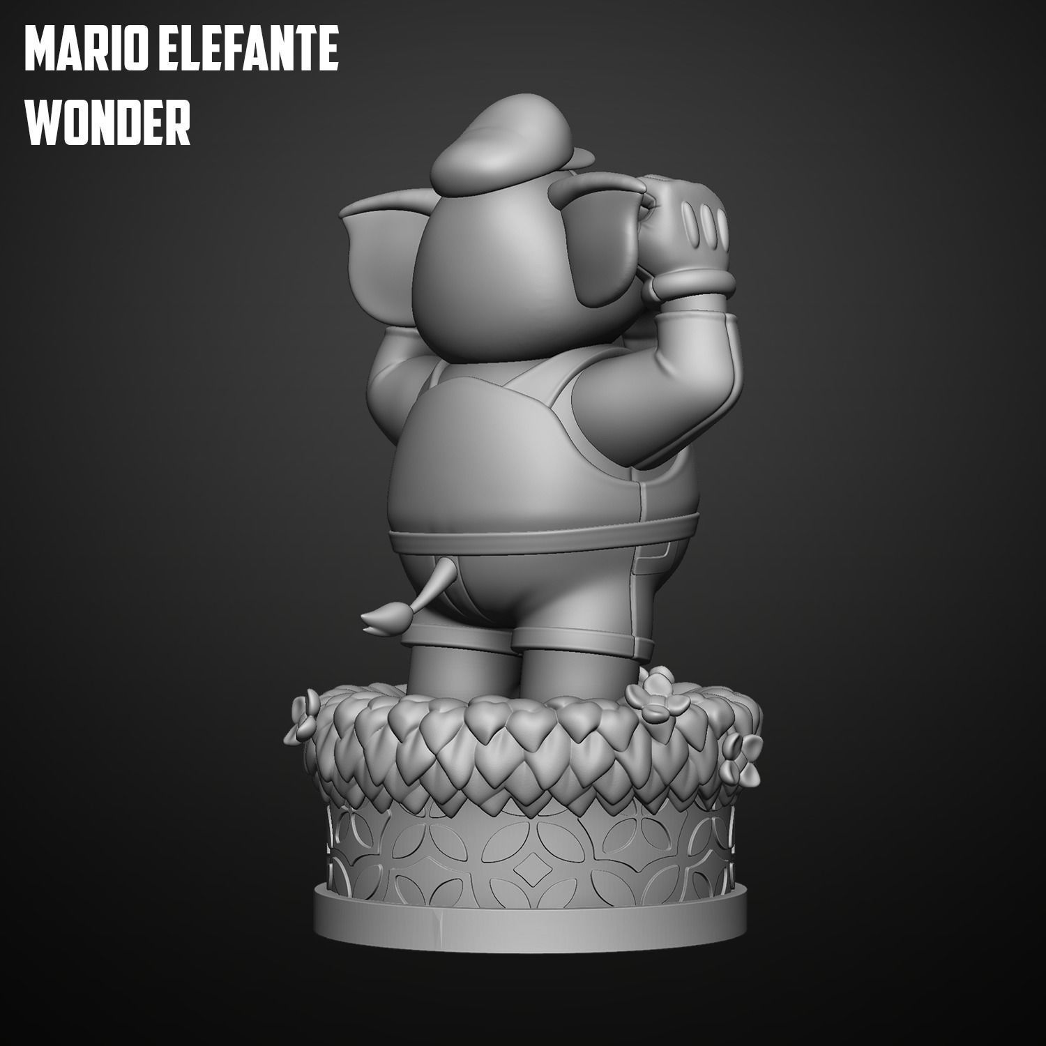 Mario Elefante - Super Mario Bros Wonder 3D print model_6