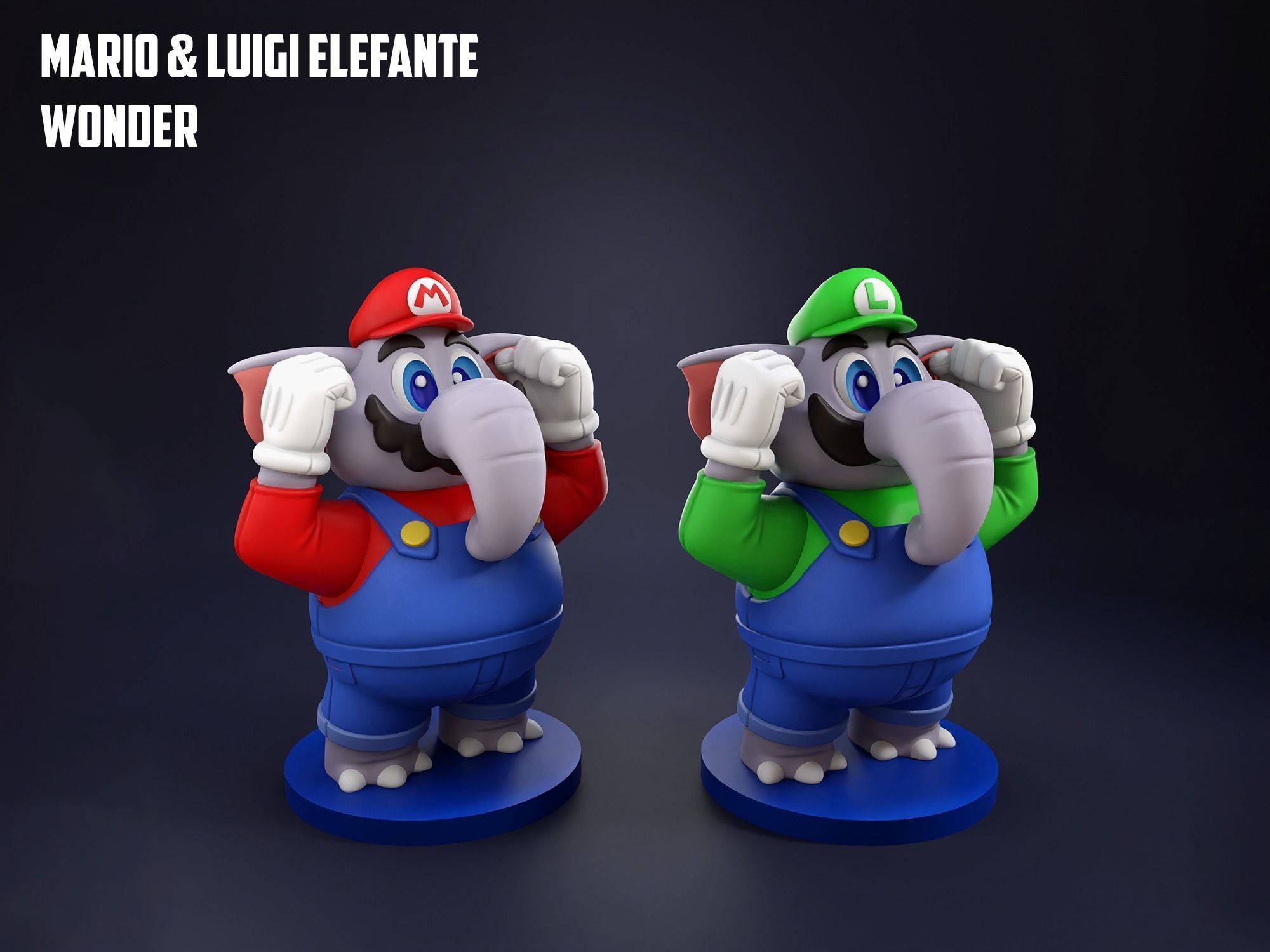 Mario Elefante - Super Mario Bros Wonder 3D print model_2