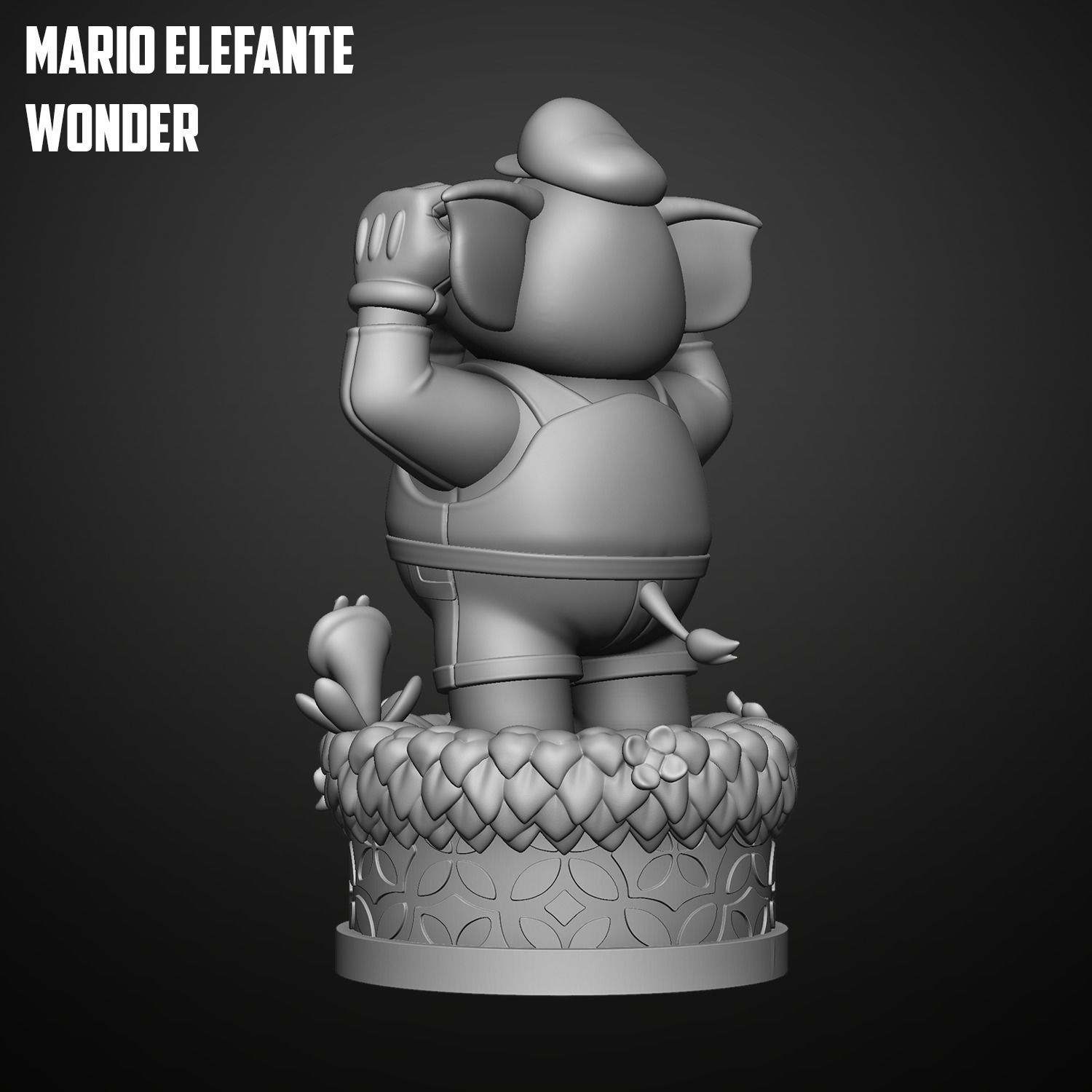 Mario Elefante - Super Mario Bros Wonder 3D print model_5