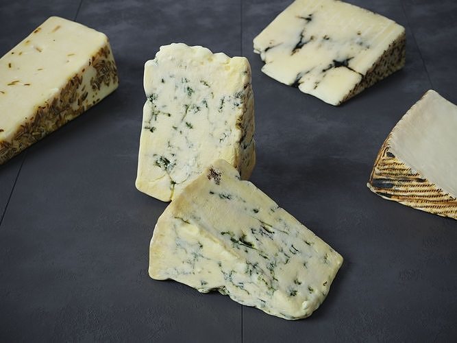 Cheese 2 Mixed 3D model 5
