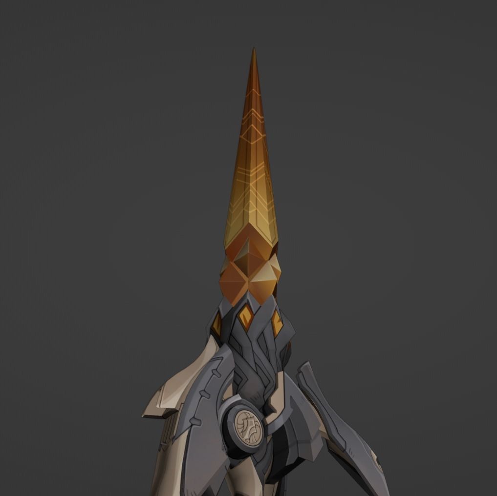 Trailblazer Spear - Honkai Star Rail - Trailblazer Cosplay 3D print model_5