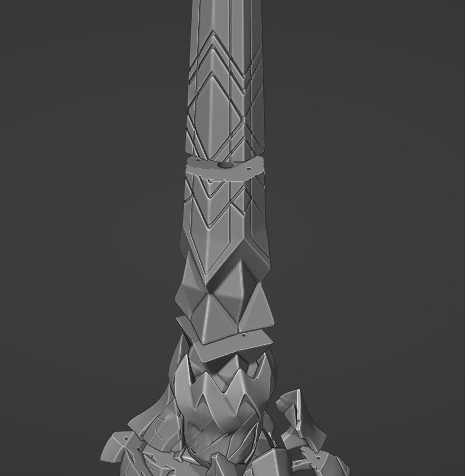 Trailblazer Spear - Honkai Star Rail - Trailblazer Cosplay 3D print model_17