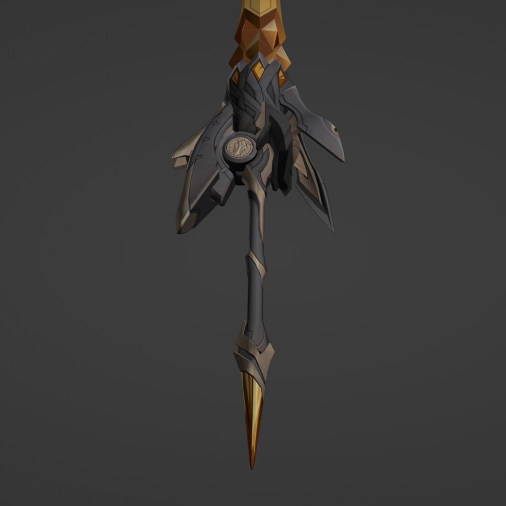 Trailblazer Spear - Honkai Star Rail - Trailblazer Cosplay 3D print model_2