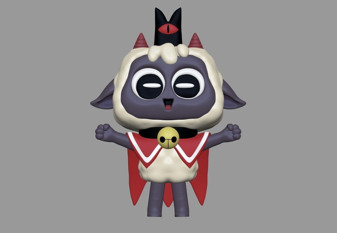 Lamb 3D Printable Fanart Figure - Cult of The Lamb 3D print model_4