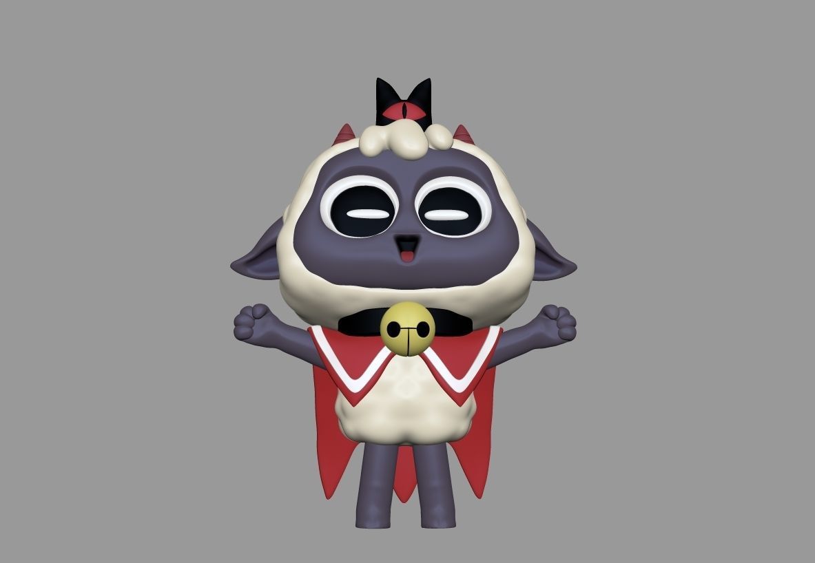 Lamb 3D Printable Fanart Figure - Cult of The Lamb 3D print model_5