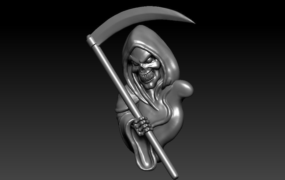 Reaper pendant 3D print model_1