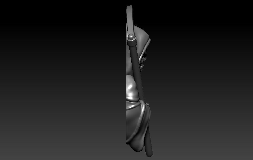 Reaper pendant 3D print model_2