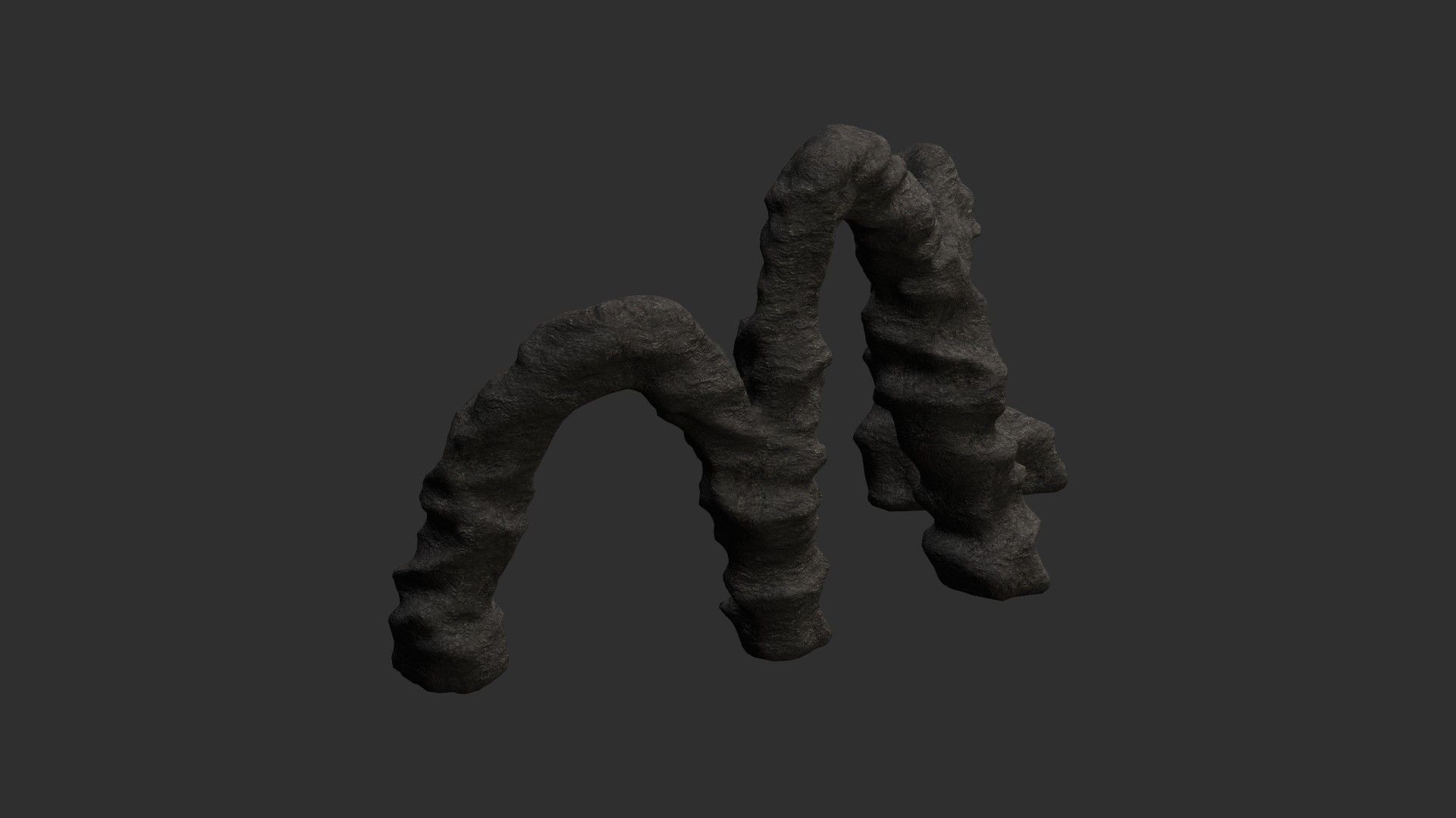 Triple Arch - Base Free low-poly 3D model_10