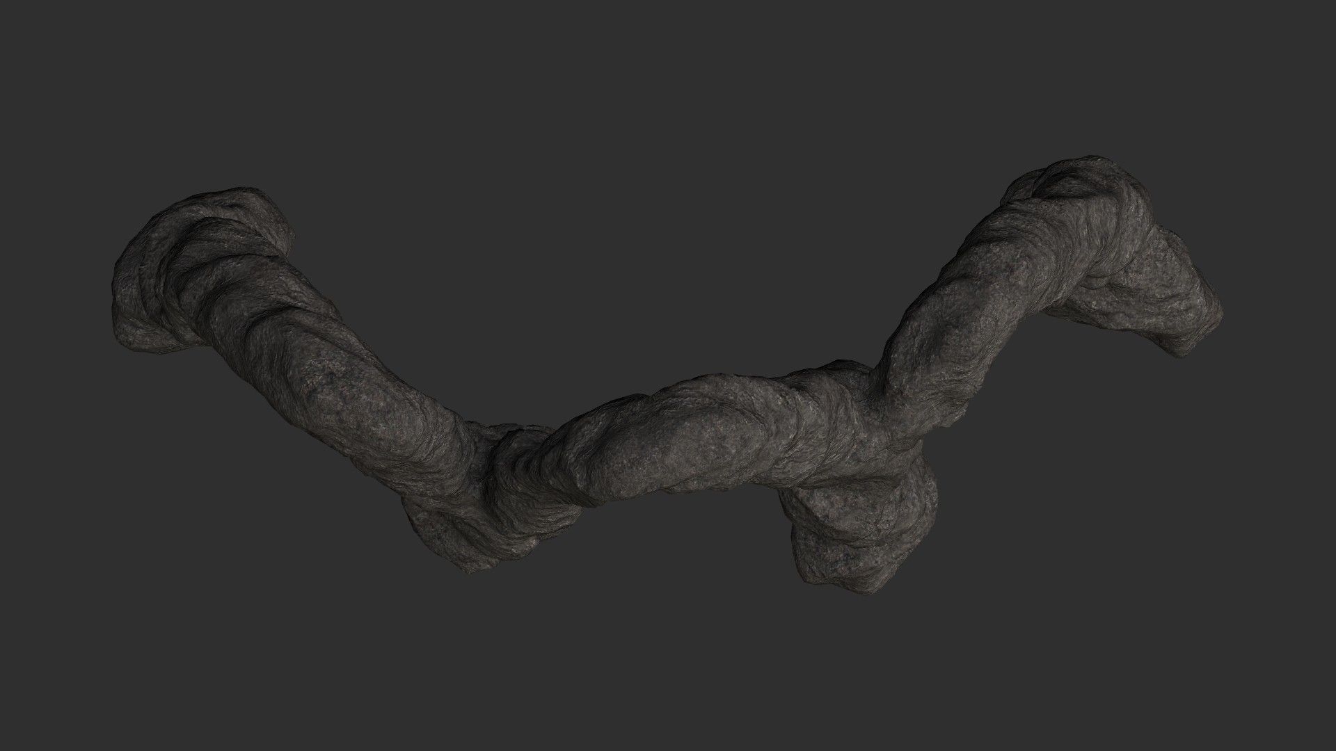 Triple Arch - Base Free low-poly 3D model_8