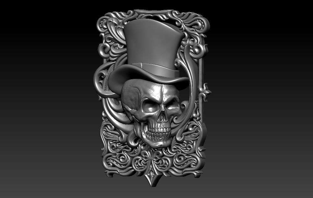 reaper Pendant 3D print model_1